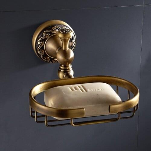 Supply soap dish of whole copper spot oval soap net supply archaize plating wire drawing single soap butterfly