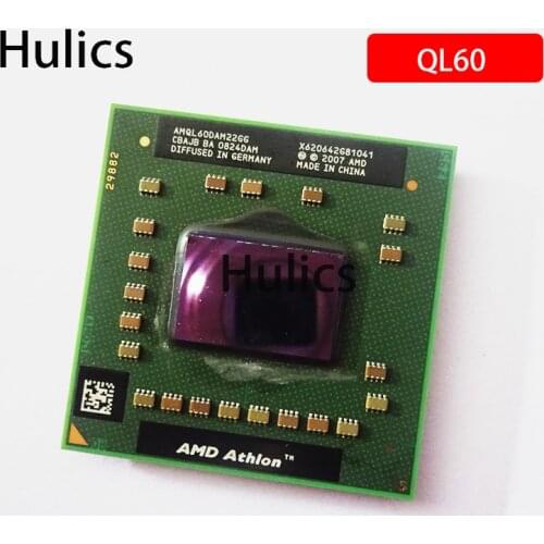 Hulics Original AMD Athlon 64 X2 QL-60 QL 60 QL60 1.9 GHz Dual-Core Dual-Thread CPU Processor AMQL60DAM22GG Socket S1