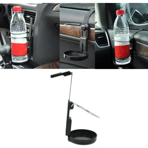 Simple Car Drink Cup Holder Water Cup Bottle Stand Folding Auto Seat Back Storage Beverage Rack for Automobile Interior Supplies