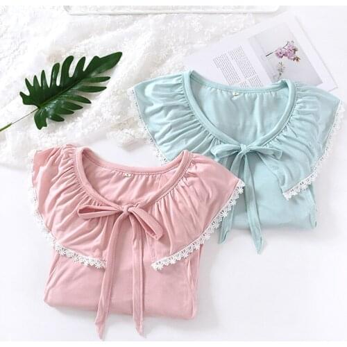 Fdfklak Pink/Blue Breast-Feeding Pijama Maternity Clothes For Nursing Mothers Modal Spring Autumn Long Sleeve Nursing Pyjama