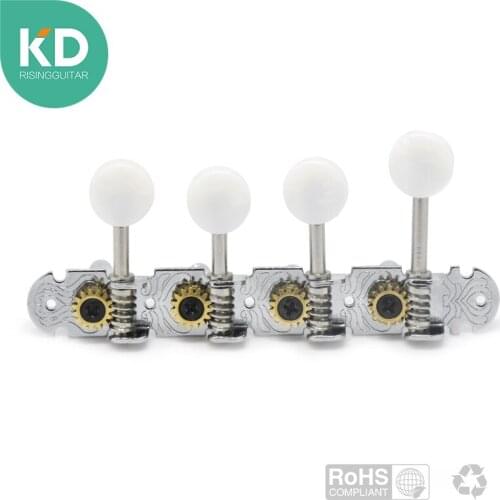 Most popular Chrome Plastic handle Steel machine heads plate 1/15 Tuning Keys Pegs mandolin parts