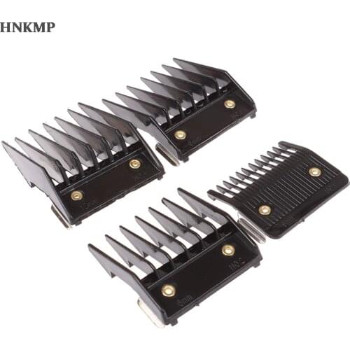 4Pcs Universal Cut Clipper Limit Comb Guide Attachment Size Barber Replacement