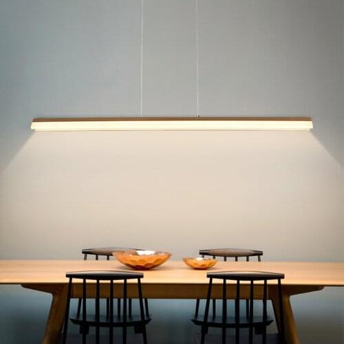 Modern aluminum creative personality restaurant chandelier Nordic luxury bar Cafe chandelier ceiling Simple office hanging lamp