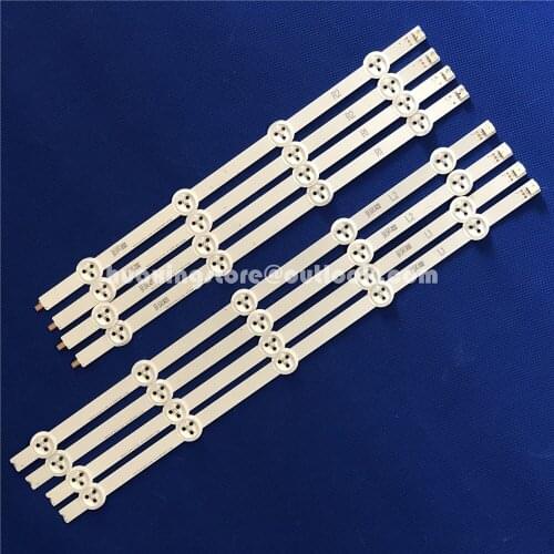 100% New 8pcs/Kit LED strips for LG 42 TV 42LA6300 LC420DUN LC420DUE 42 V14 DRT Rev0.4 2 6916L 1455A 1456A 1457A 1458A