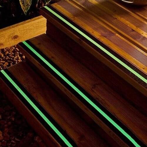 500x5cm Luminous Tape Anti Slip Adhesive Tape Glowing Strip Stair Step Floor Tape Used Both Indoors And Outdoors Size