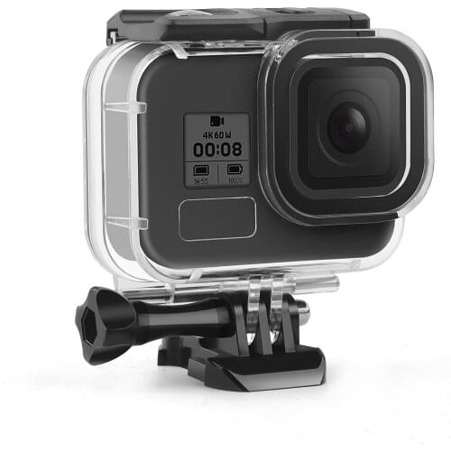 Suitable for Gopro 9 Waterproof Shell Diving Protective Shell 45 Meters Waterproof Hero 9 Waterproof Shell Drop Protection Trans
