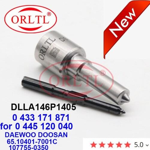 High Quality Fuel Injector Nozzle DLLA146P1405 0433171871 for 0445120040 0 445 120 040 DAEWOO DOOSAN 65.10401-7001C 107755-0350