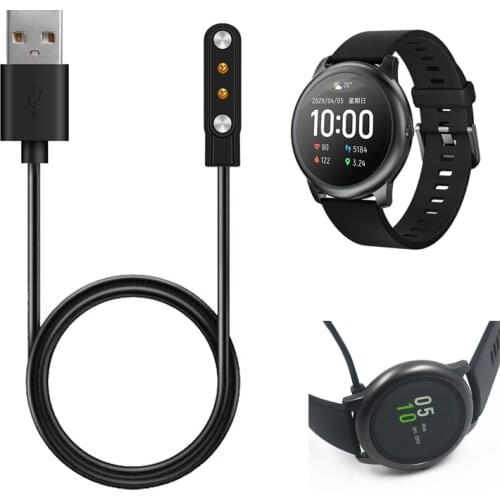 Smartwatch Dock Charger Adapter Magnetic USB Charging Cable Base Cord Wire for Xiaomi YouPin Haylou Solar LS05 Sport Smart Watch