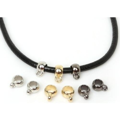 50PCs Pendant Clips & Pendant Clasps Bail Beads For Jewelry Making 9x12mm/10x13mm DIY Jewelry Findings Accessories