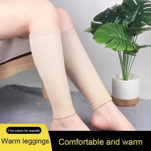 1 Pair Compression Calf Sleeve Basketball Volleyball Elastic Leg Support Cycling Leg Warmers Running Football Sport Leg Sleeve