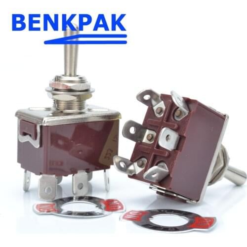 12mm 6flat pin momentary toggle switch (ON) OFF(ON)