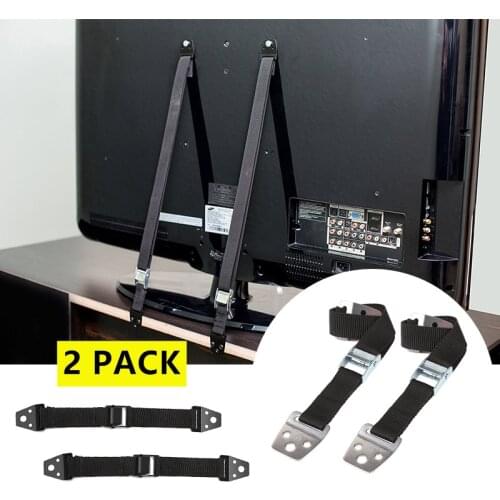 2pcs Safety Lock Children Protection Anti-Tip Straps For Flat TV Baby Security Furniture Wall Strap Kids Safety Products