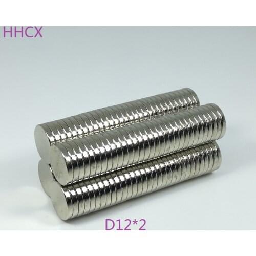 500pcs/lot Disk magmet 12x2 N35 NdFeB Magnet 12*2 Magnets 12 x 2 for speaker