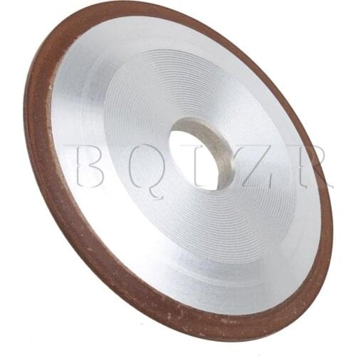 BQLZR 10cm Dia One Tapered Side Plain Diamond Grinding Wheel Cutter Grinder