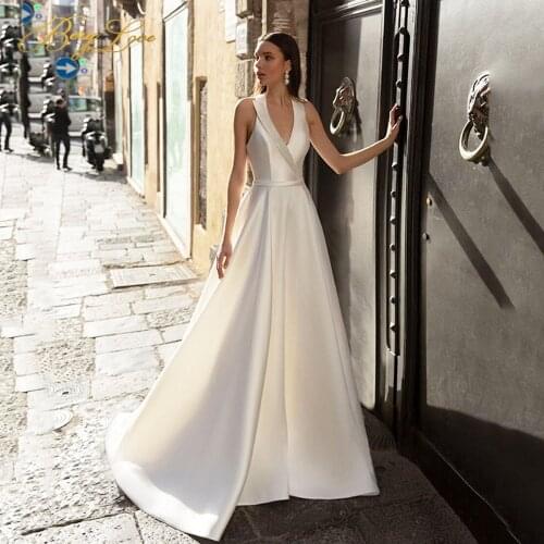 BERY LOVE Satin Wedding Dresses