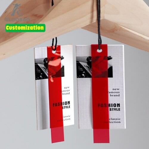 CustomizedWomensClothingBrandLogoPrintingDesignStore ElevatorsMakingSoftLeatherColorPVCUniversalPriceTagsSpecial PaperTextureL