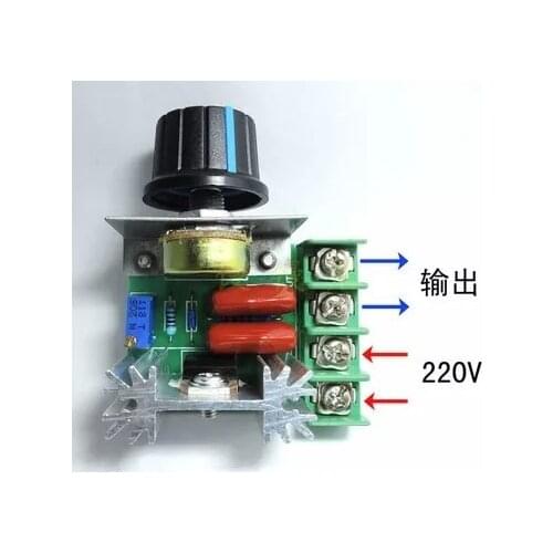Imports of 2000w 220V high power thyristor dimmer electronic voltage regulator for temperature control