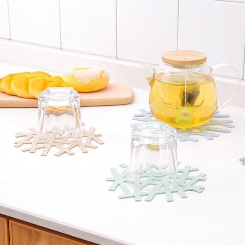 Tableware Insulation Mat Cutout Hangable Mat Irregular Table Mat Anti-Scald Table Mat Home Decor Kitchen Gadget Easy Clean