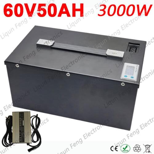 Long Battery Life 60V Lithium Battery for Motorcycle 60V 20Ah 25Ah 30Ah 35Ah 40Ah 45Ah 50Ah E-Vehicle Lithium Battery Duty Free