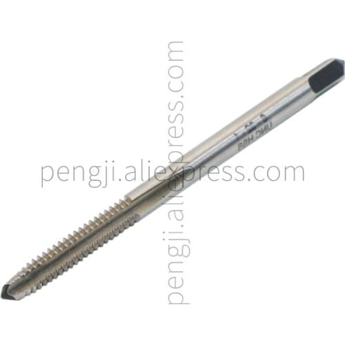 Machine Tap 6-32 UNC Thread Pitch 3 Flutes, High Speed Steel Thread Forming Pointed Tap, HSS Machine Screw Plug Tap