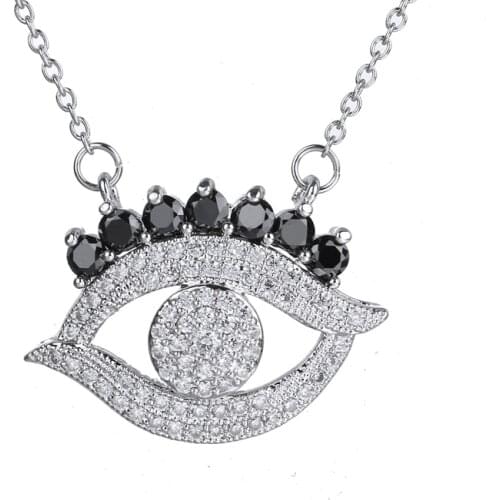 Bettyue Fashion Exaggerated Eye Modelling Necklace Personality Design Punk Style For Female Eye-catching Jewelry Party Ornaments