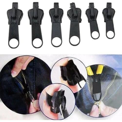 6 PCS/Bag Instant Zipper Universal Instant Fix Zipper Repair Kit Replacement Zip Slider Teeth Rescue New Design Zippers For S