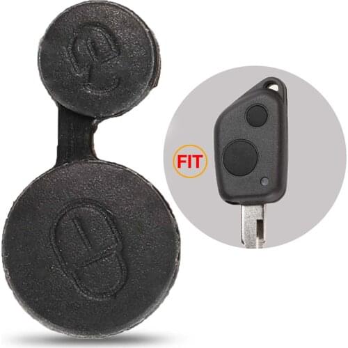 Kutery Soft Replacement Repair 2 Buttons Remote Car Key Shell Case Fob For Peugeot 106 205 For Citroen Berlingo Xsara Saxo