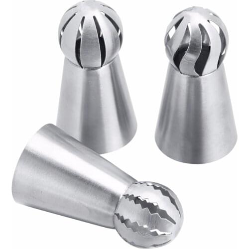 Flower Icing Piping Nozzles Puff Cake Tip Nozzle Tip Set Cake Piping Scissor Nozzle Cleaning Brushes Russian Nozzle Converter