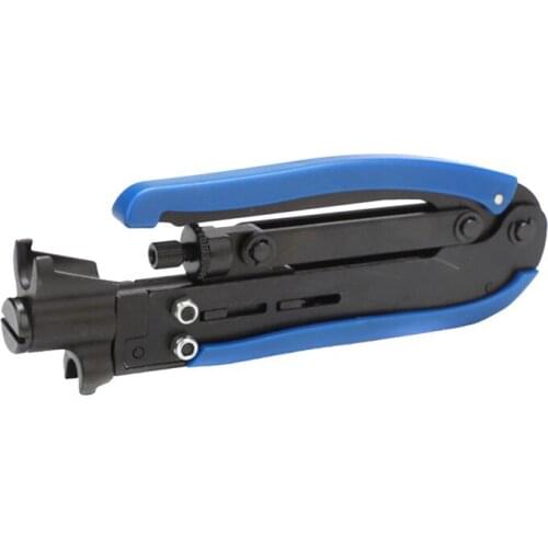 Coaxial Cable Crimper Compression Tool Wire Crimper Plier Tool for RG59 RG6 RG11 Cable F Coaxial Connectors Cable