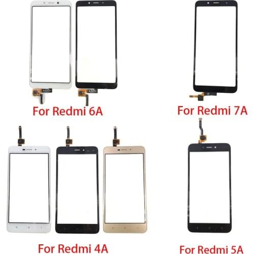 Touch Screen For Xiaomi Redmi 4A 4X 5A 6A 7A Touchscreen Digitizer Panel Front Glass Lens Sensor Replacement