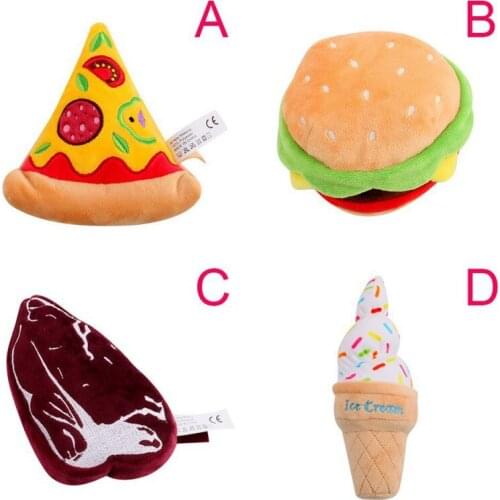 Dog Toys Plush Pet Puppy Squeaky Chew Bite Resistant Toy Clean Dog Chew Puppy Training Toy Pets Accessories Supplies