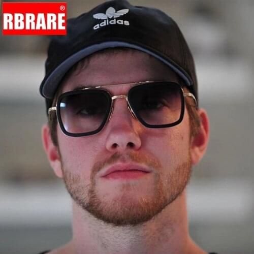 RBRARE Luxury Steampunk Sunglasses Men Vintage Brand Designer Retro Glasses Steam Punk Womens Sunglasses Vintage Oculos De Sol