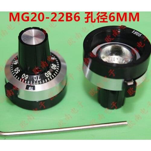 [VK] Sibo sakae Japan imported MG20-22B6 6mm counting knob with a holiday pay off ten switch