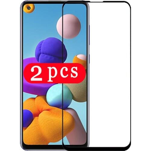 2Pcs tempered glass for Samsung Galaxy A91 A71 A80 A60 A50 A51 A41 A31 A21 A11 A01 protective film phone screen protector glass