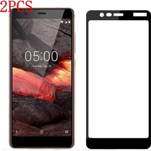 2PCS Full Cover Tempered Glass For Nokia 5.1 Screen Protector protective film For Nokia 5 2018 glass