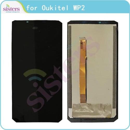 LCD Display For Oukitel WP2 LCD Screen for Oukitel WP2 Touch Screen Digitizer LCD Assembly Phone Replacement Original 6.0'' Test