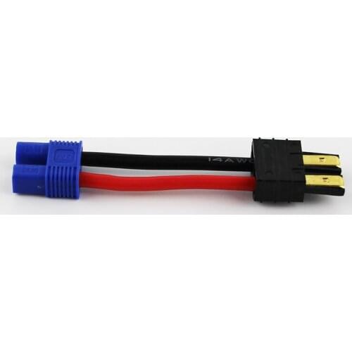 100 pcs Traxxas TRX Male to EC3 Male 14 Gauge Wire for RC connector adapter Lipo / NiMH