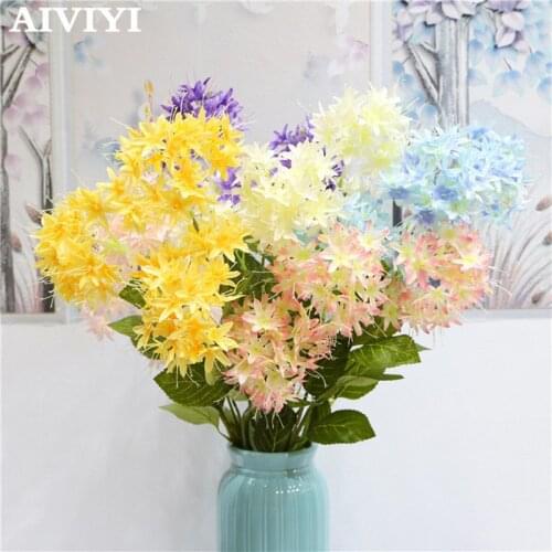 3 heads evening fog simulation flower artificial flower single simulation plant wedding photography DIY home hotel decoration