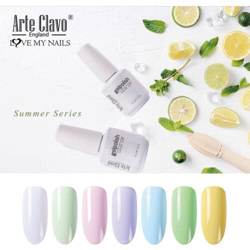 Arte Clavo 15ml New Arrival Gel Nail Polish Summer Color Series Soak Off UV LED Hybrid Varnishe Lacquer Nail Art Manicure Polish