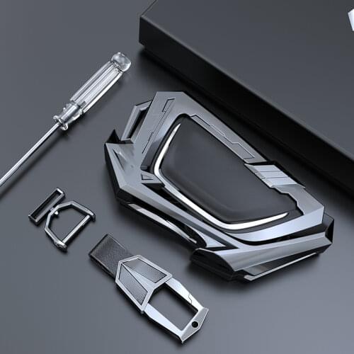 Zinc Alloy Car Key Case Cover for Cadillac XT5 XTS ATSL CT6 CT4 Car Metal Key Buckle Shell Protector Car Accessories