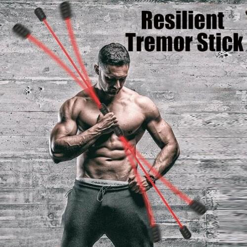 Resilient sport tools arm blaster stick Fitness body building gym equipment for home workout Detachable hand gripper strength