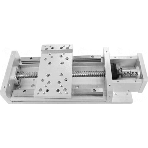 Stroke 300mm C7 CNC Electric Sliding Table Lead Screw 1605 Linear Guides Repositioning Resolution 0.02mm for CNC Machine