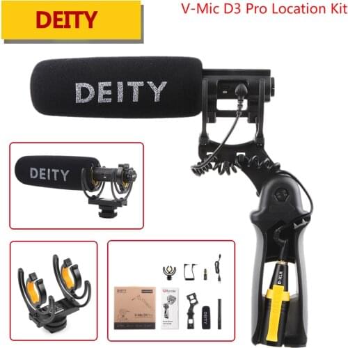 Deity V-Mic D3 Pro Location Kit Microphone Super Cardioid Recording Studio Microphone Extremely Low Distortion THD Camera MIC