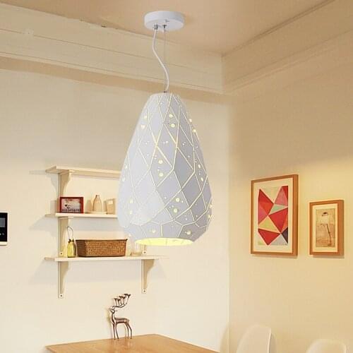 Creative single head restaurant dining room entrance Nordic simple modern pendant lights LO8411