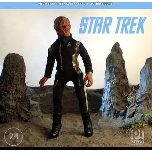 Mego Star Trek Discovery The Original Series Saru PVC Action Figure Collectible Toy 18cm