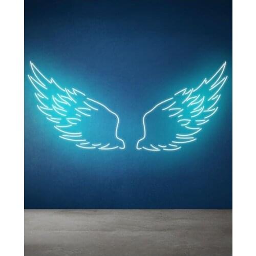 Neon Sign For wing handcraft Glass Tubes Lamp Beer bar Home Neon Signs For Bar vintage neon signs Neon Skull Sign Neon Garage