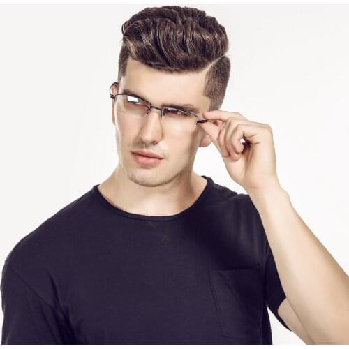 New Pure Titanium Frame Plate Spectacle Mens Myopia Business High-quality Prescription Prescription Optical Frames 609