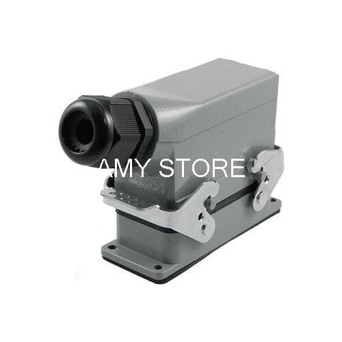 PG21 6 Pin Industrial Side Entry Cable Connector 500V 35A