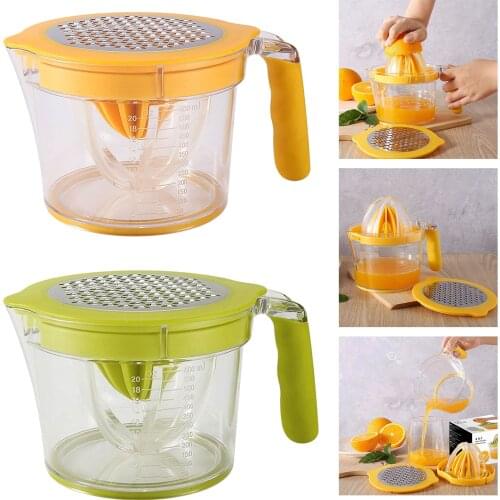 Mini Manual Multi-function 3 in 1 Juicer Extractor Squeeze Lemon Hand Press