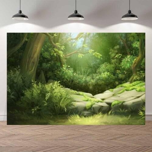 Seekpro Nature Fairy Spring Grassland Light Flowers Trees Happy Easter Party Professional Studio Photography Backdrop Background